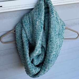 Maurices Aqua Teal Knit Infinity Scarf